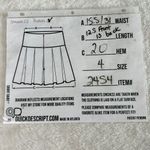 American Eagle American‎ Eagle Y2K Denim Mini Skirt Womens Sz 4 Blue Snap Western VTG Festival Photo 2