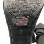 breckelle's  Boots Knee High Faux Suede Slouchy Block Heel Pointed Toe Black 6.5 Photo 5