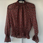 Active USA Women’s Sheer Floral Blouse • Size M Photo 0