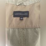 Signature Studio  Army Green Hooded Drawstring Cargo Jacket Large Photo 6