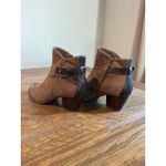 Rikita Women's Brown Faux Suede Buckle Ankle Boots Block Heel Size 10 M Photo 6