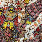 Ivy Jane  Colorful Boho Retro Long Sleeve Shirt Dress Small Mosaic Photo 1