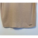 Ellen Tracy Cozy Ribbed Knit Sweater Women's Oversize Neutral Beige Top Medium Photo 5