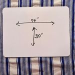 J Crew Wrap Shawl, Blue and White Stripes, Women's One size Boho Peasant Photo 4