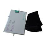 Free People Black Velvet Camden Skirt Ribbed Large High Waisted Goth Stretch Photo 5