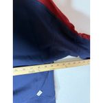 Fabletics  Navy Red Colorblock Quarter Zip Cropped Sweatshirt Women Medium Photo 3