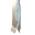 ALL THE WAYS Zephyra Skirt in Ivory Large New Womens Maxi Long White Photo 5