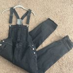 Washed black denim overalls Size L Photo 0
