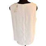 Chico's Chico’s EasyWear Double Layer Tank Top Alabaster Size 1 NWT Photo 2