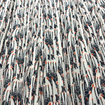 G.H. Bass & Co. Giraffe Print Pleated Midi Skirt Navy Orange White Size 10 NWT Blue Photo 1