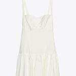 ZARA  mini dress balloon cut out Elegant White Sleeveless Dress Photo 6