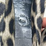 Stella McCartney  Satin Leopard Print Wedges Size 36.5 6 Photo 3