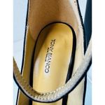 Tony Bianco  Jaguar Platform Heels sz 7 Black Como Leather Ankle Strap Pump Photo 5