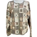 Vintage Granny Square Cardigan Design Options by Philip and Jane Gordon Boho Size XL Photo 0