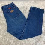 Wrangler Medium Wash Western Jeans Sz 13 x 32 Straight Leg Photo 0