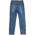 Y2K Frank Lyman‎ Glam Rock Streetwear Style Blue Straight Leg Jeans Women Medium Size 28 Photo 1