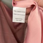 Privacy Please Women’s  Pink Gingham Wrap Maxi Dress wedding guest small  girly Photo 5
