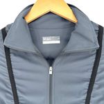 LIJA | Women's Small | Steel Blue Long Sleeve Ruched Athletic Golf Tennis Jacket Gray Photo 2