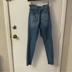 Ashley Mason  High Waist Paper-bag Tie Front Raw Hem Jean 5 Juniors Coquette Photo 4