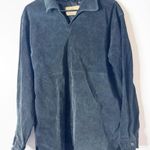 The Territory Ahead  Suede Shirt Jacket Black pullover women’s medium Photo 0