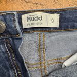 Mudd ‎ Women's/Juniors Size 9 Distressed Raw Hem Stretch Blue Jean Denim Skirt Photo 3