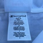 Champion  Size Small Cropped Coaches Jacket Windbreakereaker White with Logo Photo 8