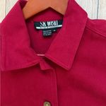 Vintage 90s SK Wear Red Denim Jacket – 100% Cotton, RN 67517 Size M Photo 1