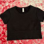 Arie Ribbed Top Black Photo 0