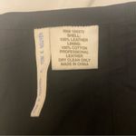 Black Croc Leather Pencil Skirt Sz 6 womens Tom K Nguyen 100% Leather Skirt sz 6 Photo 7