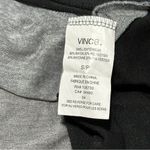 Vince  Women’s Size S Heather Gray Black Colorblock Slinky Long Sleeve Top Shirt Photo 6