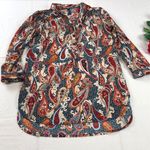 Live 4 Truth  Paisley Vibrant Multi Color Top S Photo 0
