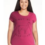 Wound Up Not My Prob-Llama Tee by , Hot Pink XL Photo 2