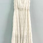 Max Studio Sleeveless Tiered White Midi Dress Photo 4