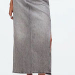 Madewell Demin Side-Slit Midi Skirt in Hallandale Washington Photo 0