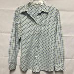 Foxcroft  Shirt Womens 10 Wrinkle Free Plaid Office Corpcore Professional Career Photo 0