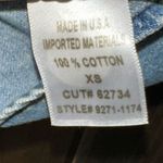 Citizens of Humanity Iris Denim Long Sleeves Blouse Photo 8