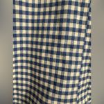 Massimo Dutti Stunning  gingham blue white blazer US 4 EU 36 Photo 5