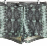 Derek Lam 10 Crosby  Shorts 10 Snake Mint Green Luxury Photo 0