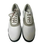 FootJoy  Greenjoys Women's Golf Shoes White Tan 6.5 Soft Spikes Photo 5