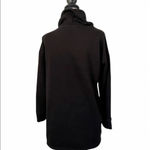 Tahari black Long sleeve pullover cowl neck sweater dress xs goth Gorpcore Photo 3