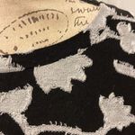 Loft Black and White Floral Blouse Photo 1