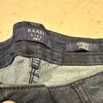 Kaari Blue  Curvy Dark Blue Skinny Ankle Denim Jeans size 14W Photo 4