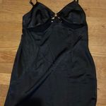 Motel Black Satin Dress Photo 0