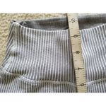 Good American  seamless ribbed legging White Blue/Black S/M = 1/2 Photo 7