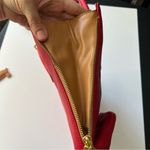 joy & iman  Red leather expandable bag Photo 5