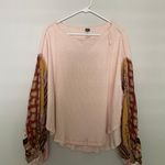 Free People Blossom Waffle Knit Thermal Top Photo 1
