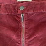 Madewell  Stretch Velveteen Skirt - burgundy - size 31 Photo 9