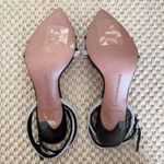 BCBGMAXAZRIA  BCBG Della Rhinestone Wrap Pointed Toe Sandal Heels Black Size 8.5 Photo 4