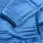 LL Bean Quarter Snap Quilted Pullover Blue Medium Cabincore Lightweight Photo 3