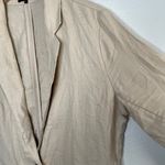 Quince  Womens Beige Minimalist Linen Blazer XL Photo 5